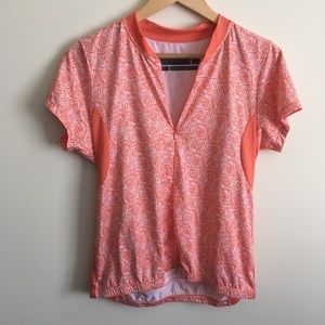 Novara | Orange Cycling Shirt Large